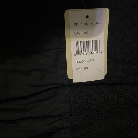 Studio West Apparel Women’s Sz Small Long Maxi Black Bohemian Skirt - Picture 4 of 5